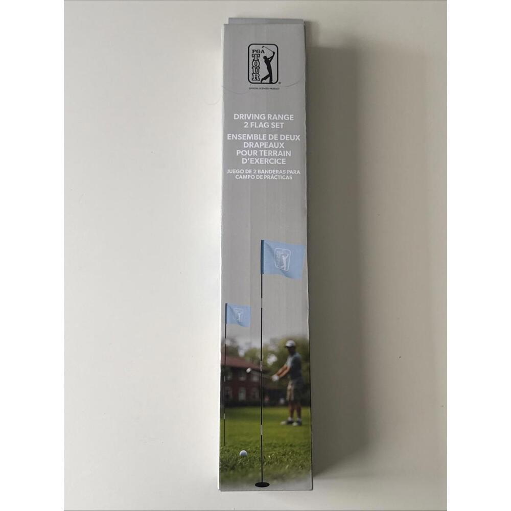 PGA Tour Driving Range 2 Flag Set - New